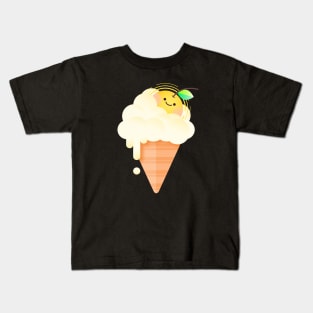 Vanilla Sunrise Ice Cream Kids T-Shirt